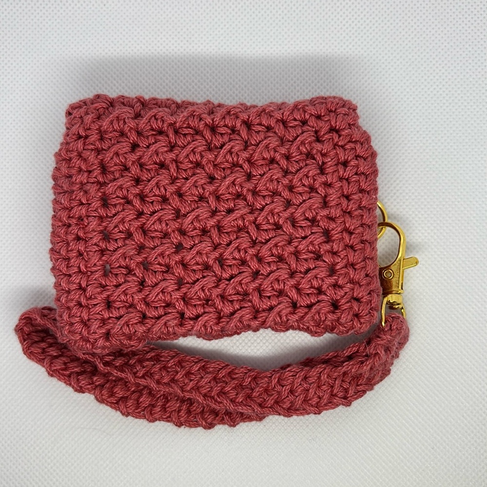 Crochet Card Wallet and Wristlet Set